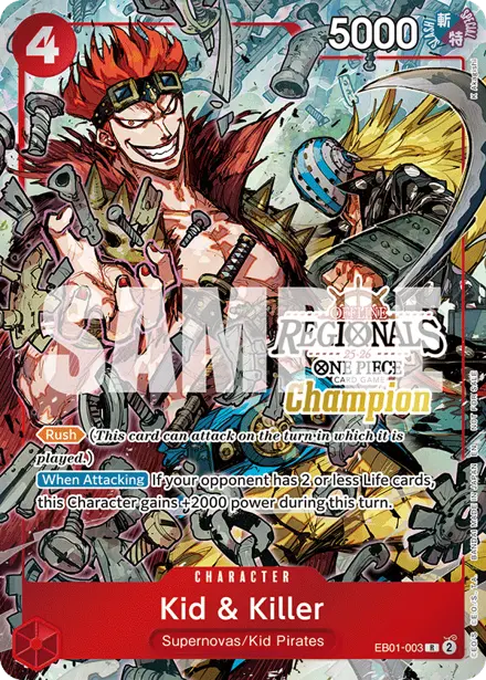 Kid & Killer EB01-003, Regionals Champion (CS25-S2 Offline)
