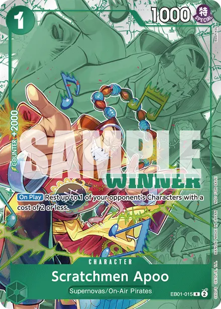 Scratchmen Apoo EB01-015, Store Tournament Winner Pack 2025 Vol.2