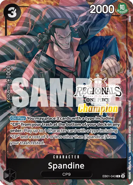 Spandine EB01-043, Regionals Champion (CS25-S1 Offline)