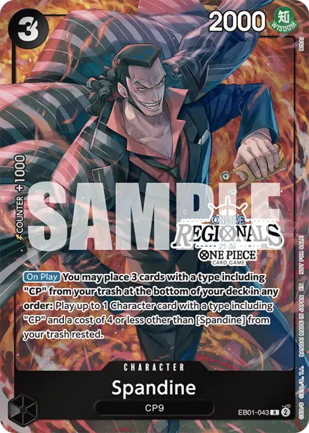 Spandine EB01-043, Online Regional Participation Pack 25-26 Season 1