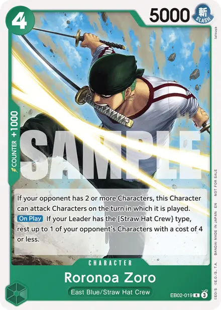 Roronoa Zoro EB02-019, Tournament Pack 2025 Vol. 3