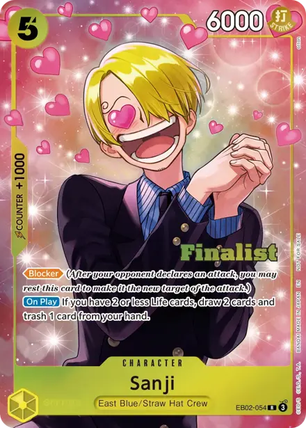 Sanji EB02-054, Championship 26-27 Finals Finalist (Vol.1)