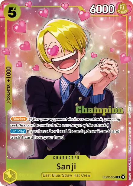 Sanji EB02-054, Championship 26-27 Finals Winner (Vol.1)