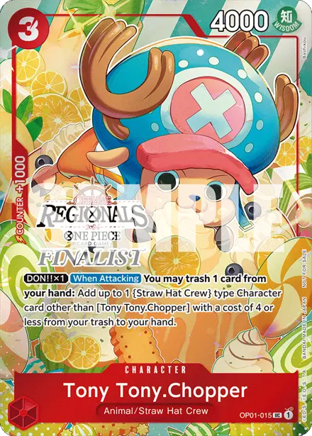 Tony Tony.Chopper OP01-015, Regionals Finalist (CS24-W3 Offline)