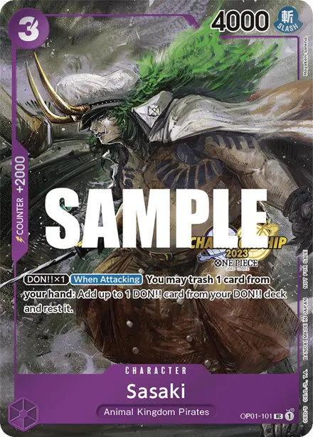 Sasaki OP01-101, Championship 2023 Event Pack (Finals entry)