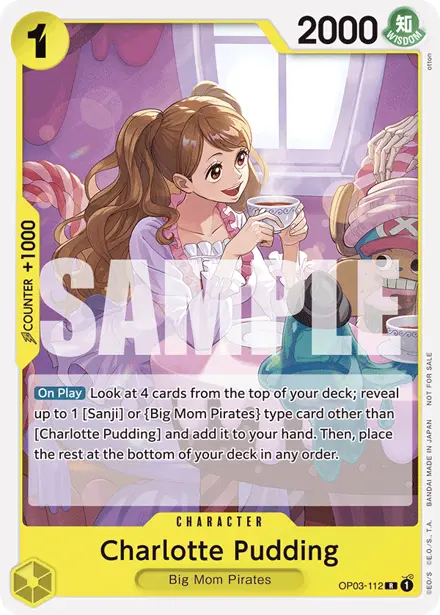 Charlotte Pudding OP03-112, Tournament Pack 2024 Oct.-Dec.