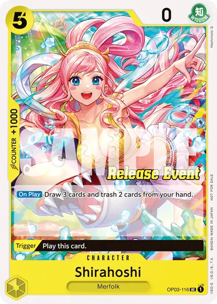 Shirahoshi OP03-116, ST-15~20 Deck Battle Participation Pack