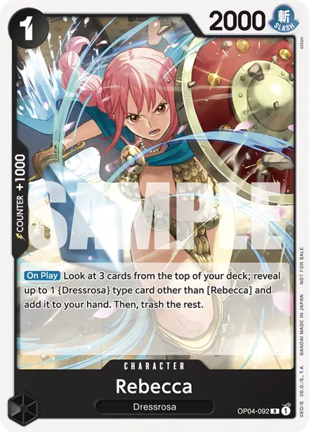 Rebecca OP04-092, Tournament Pack 2025 Vol. 2