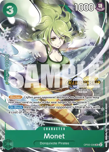 Monet OP05-036, Championship 2024 Event Pack (Finals entry)