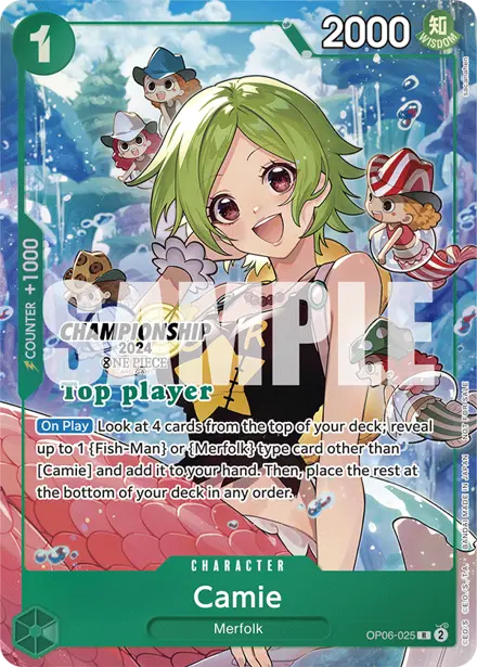 Camie OP06-025, Championship 2024 Finals Top Player (September - October)