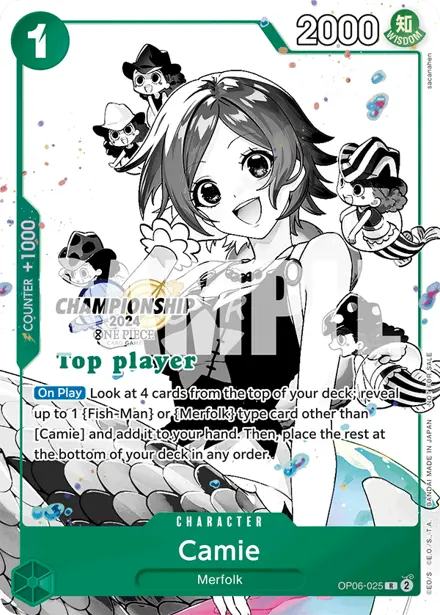 Camie OP06-025, Championship 2024 Finals Top Player (December - January)