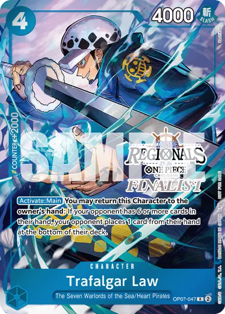 Trafalgar Law OP07-047, Regionals Finalist (CS25-S2 Online)
