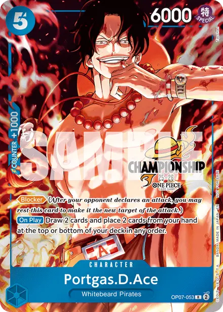 Portgas.D.Ace OP07-053, Championship 25-26 Finals Celebration Pack