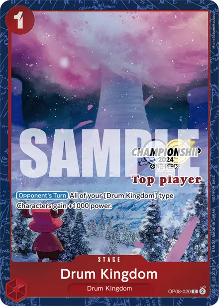 Drum Kingdom OP08-020, Championship 2024 Finals Top Player (September - October)