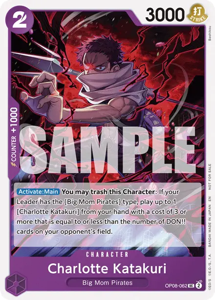 Charlotte Katakuri OP08-062, Tournament Pack 2025 Vol. 3