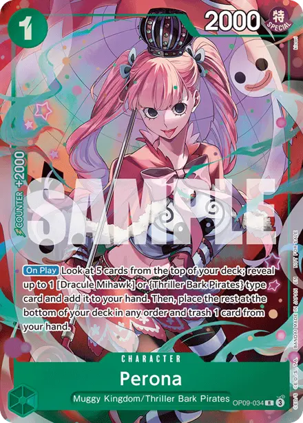 Perona OP09-034, ONE PIECE Heroines Dash Pack Campaign (2026)