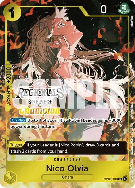 Nico Olvia OP09-106, Regionals Champion (CS25-S1 Offline)