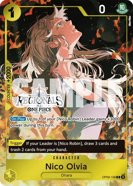 Nico Olvia OP09-106, Online Regional Participation Pack 25-26 Season 1
