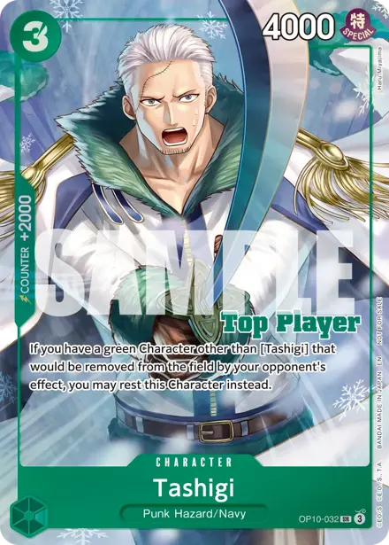 Tashigi OP10-032, Championship 26-27 Finals Top Player (Vol.1)