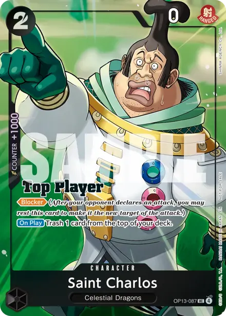 Saint Charlos OP13-087, Championship 26-27 Finals Top Player (Vol.1)