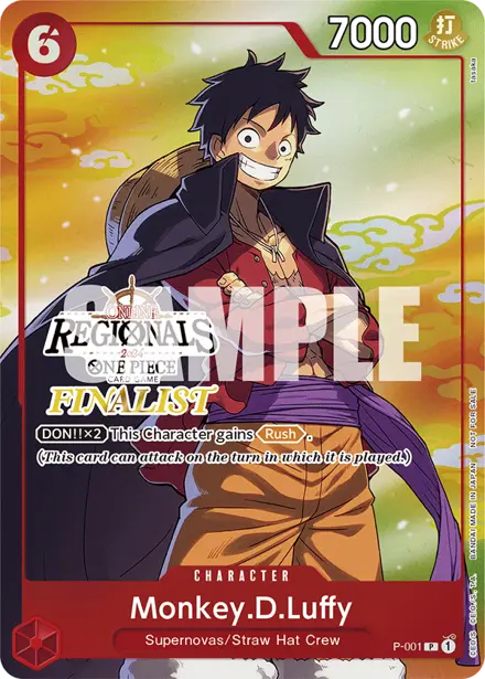 Monkey.D.Luffy P-001, Regionals Finalist (CS24-W2 Online)