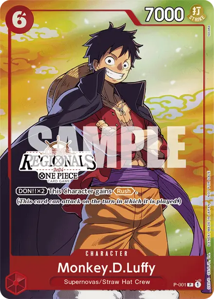 Monkey.D.Luffy P-001, Offline Regional Participation Pack 2024 Vol. 2