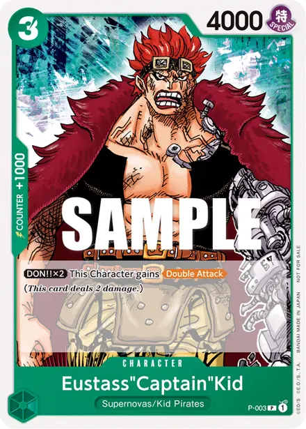 Eustass"Captain"Kid P-003, Included in Promotion Pack 2022