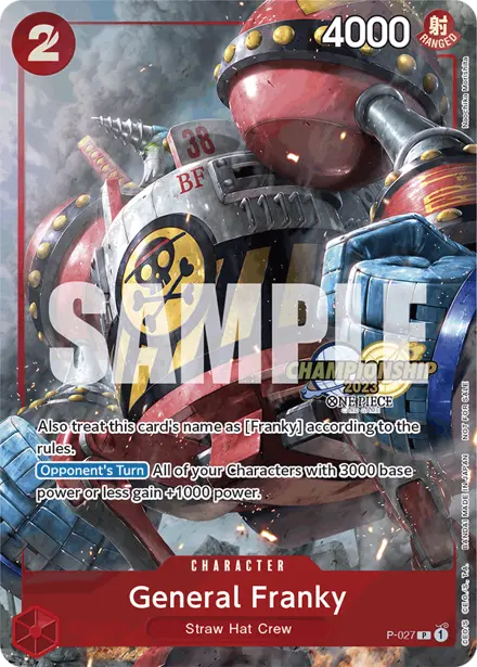 General Franky P-027, Championship 2023 Event Pack Finalist Ver.