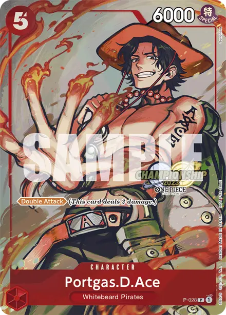 Portgas.D.Ace P-028, Championship 2023 Event Pack Finalist Ver.
