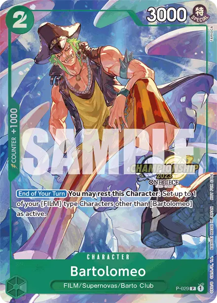 Bartolomeo P-029, Championship 2023 Event Pack Finalist Ver.
