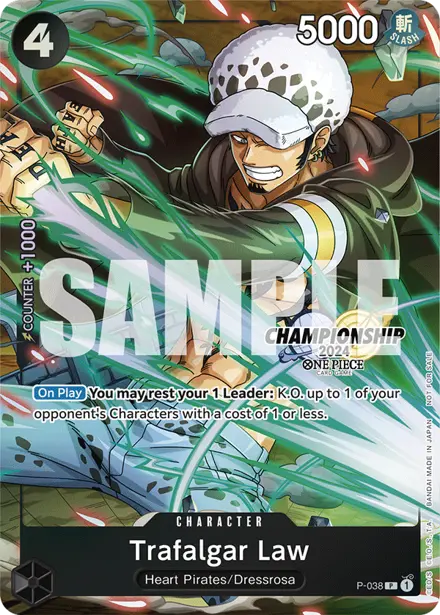 Trafalgar Law P-038, Championship 2024 Event Pack Finalist Ver.