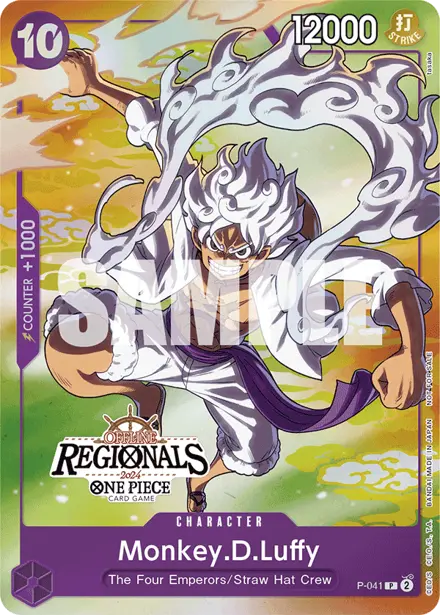 Monkey.D.Luffy P-041, Offline Regional Participation Pack 2024 Vol. 2