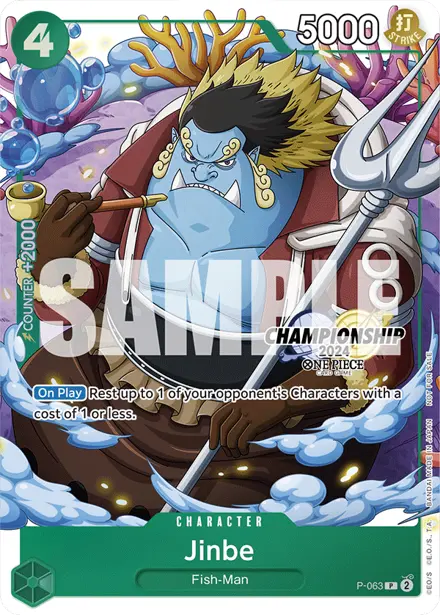 Jinbe P-063, Championship 2024 Event Pack Finalist Ver.