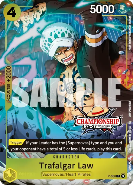 Trafalgar Law P-088, Championship 26-27 Event Pack (Finals entry)