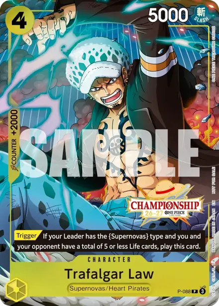 Trafalgar Law P-088, Championship 26-27 Event Pack Finalist Ver.