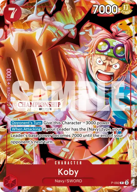 Koby P-092, Championship 26-27 Event Pack Finalist Ver.