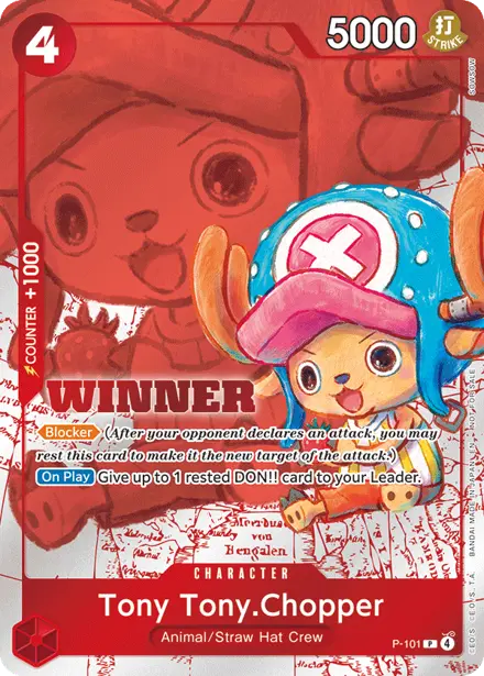Tony Tony.Chopper P-101, Store Tournament Winner Pack 2026 Vol.2