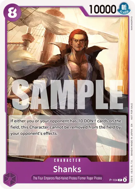 Shanks P-104, Tournament Pack 2026 Vol. 2