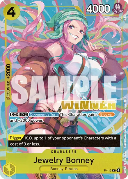 Jewelry Bonney P-113, Heroines Battle Winner