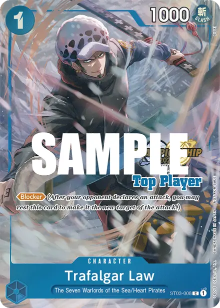 Trafalgar Law ST03-008, Championship 2023 Finals Top Player