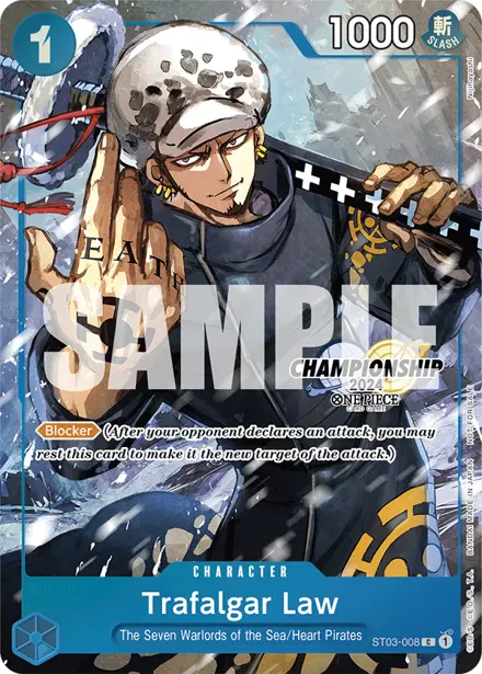 Trafalgar Law ST03-008, Championship 2024 Event Pack Finalist Ver.