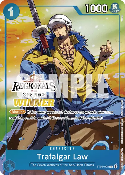 Trafalgar Law ST03-008, Regionals Champion (CS24-W2 Offline)