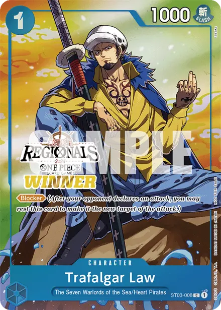 Trafalgar Law ST03-008, Regionals Champion (CS24-W2 Online)