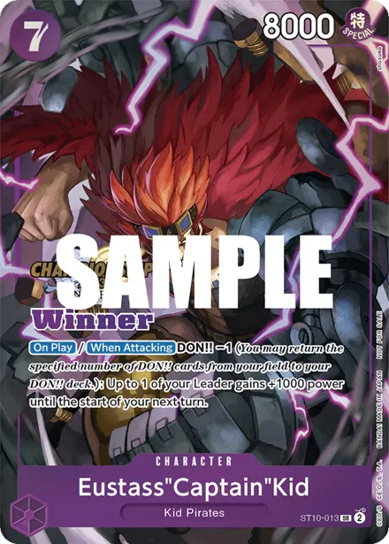 Eustass"Captain"Kid ST10-013, Championship 2023 Finals Winner