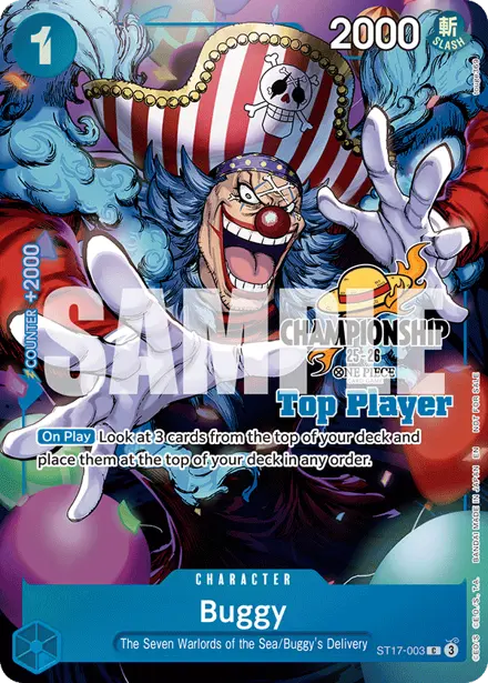 Buggy ST17-003, Championship 25-26 Finals Top Player (Season 1)