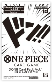 DON!! Card Pack Vol.1 package
