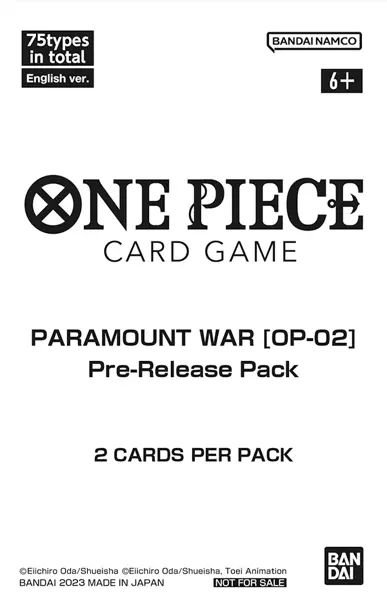 OP-02 Pre-Release Pack package